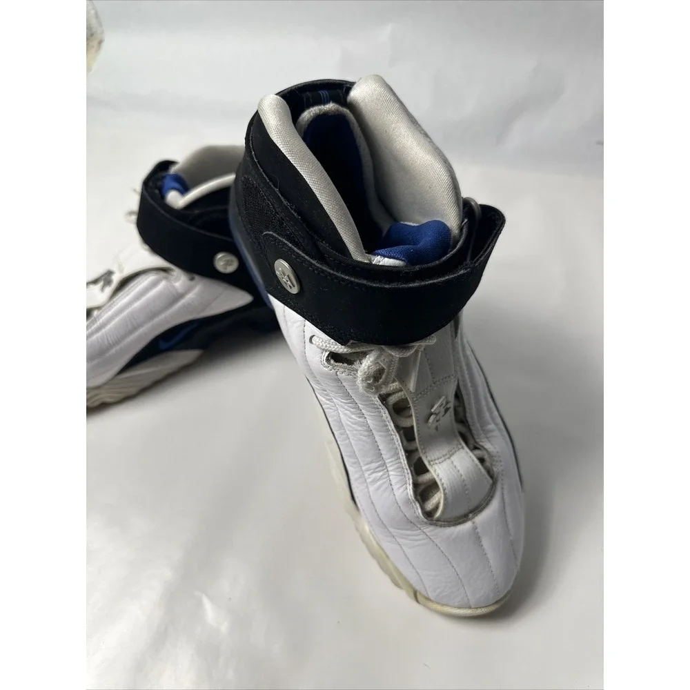 Penny Hardaway Black Blue White Nike Basketball Shoes Mens Size 11